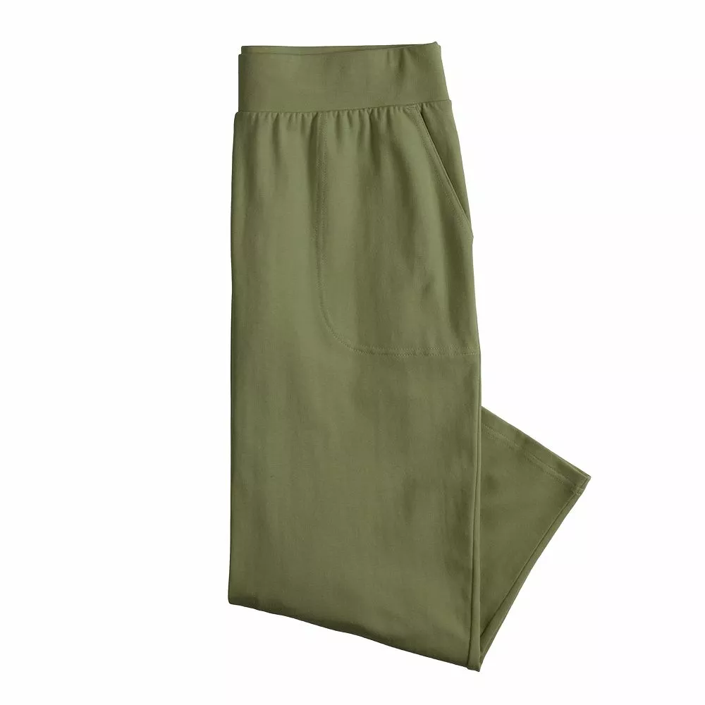 Women's Croft & Barrow® Easy Pull-On Knit Capri Pants - Image 3