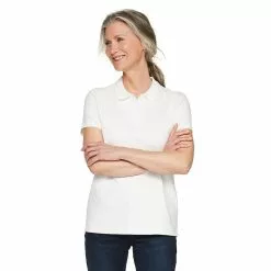 Women's Croft & Barrow® Essential Extra-Soft Polo Shirt