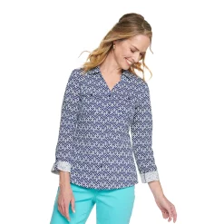 Women's Croft & Barrow® Soft Roll-Tab Shirt