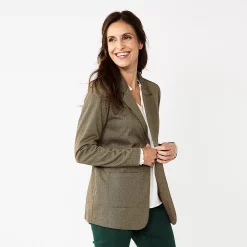 Women's Croft & Barrow® Comfort Stretch Blazer