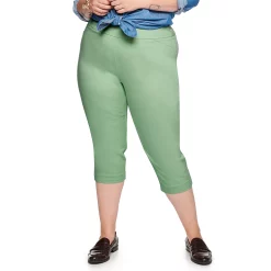 Plus Size Croft & Barrow® Effortless Stretch Capri Pants